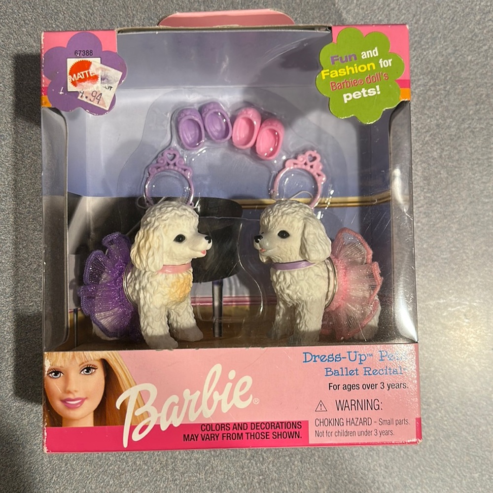 Barbie dress up ballet recital PETS 2 poodle 🐩 (X)